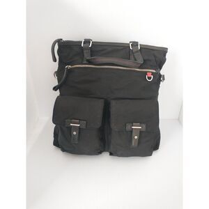 TUMI Tote Bag 2way Frankfurt Black Business Nylon 13.7×15.7×2.7 inch Used